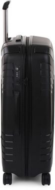 RONCATO Hartschalen-Trolley Ypsilon 4.0, 78 cm, schwarz, 4 Rollen, Hartschalen-Koffer Reisegepäck mit Volumenerweiterung und TSA Schloss