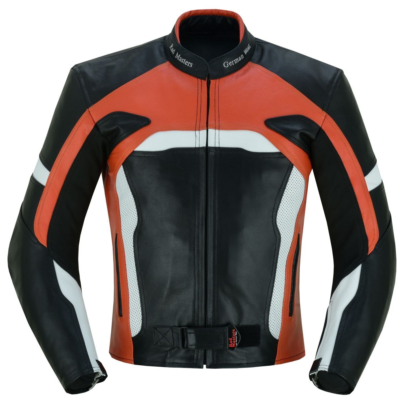 Motorradjacke Wear Büffelleder Motorradjacke German GW409J Orange