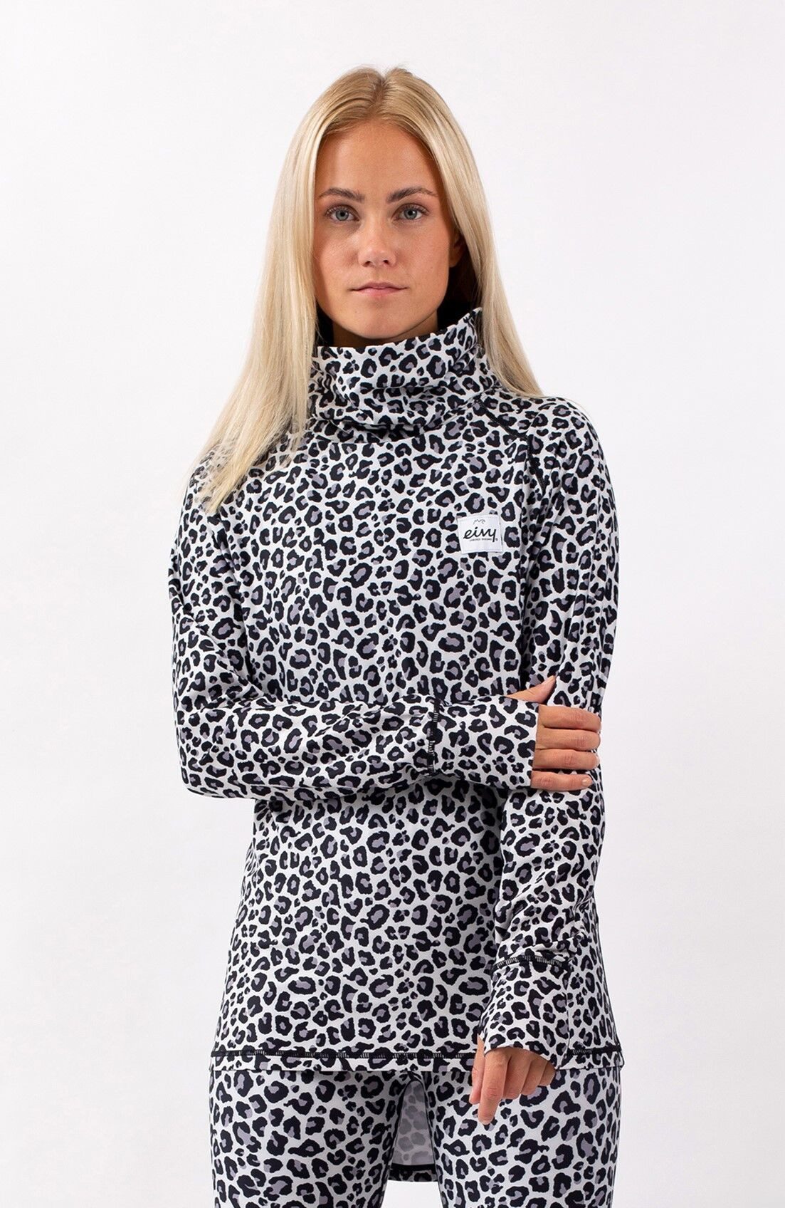 Eivy Langarmshirt (1-tlg) mit extra hohem Kragen