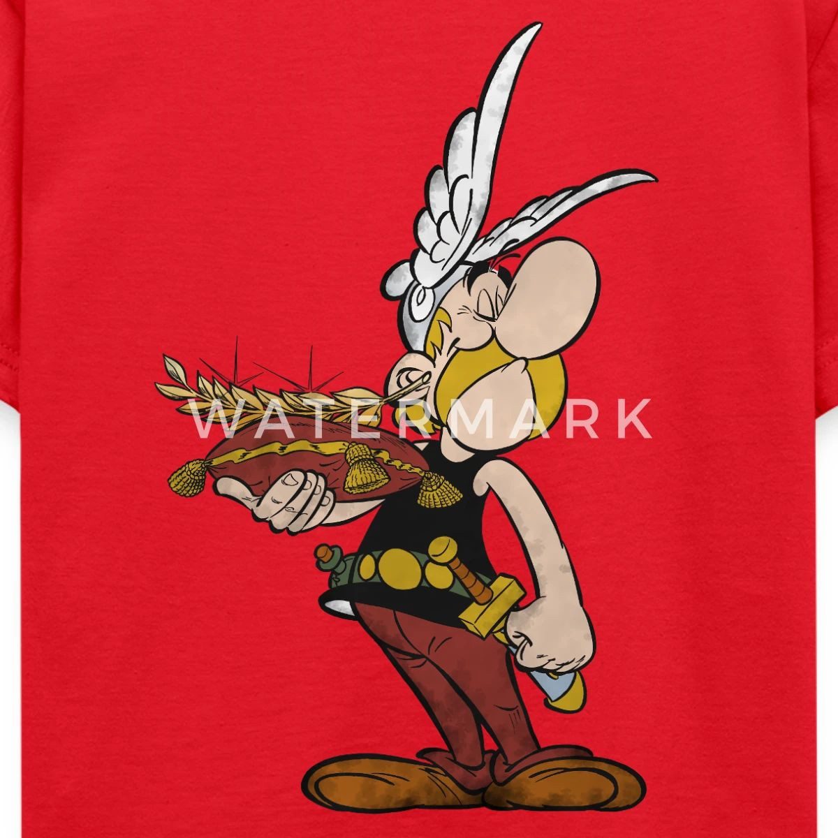 Spreadshirt T-Shirt Asterix & Obelix Mit Trophäe Kinder T-Shirt (1-tlg)