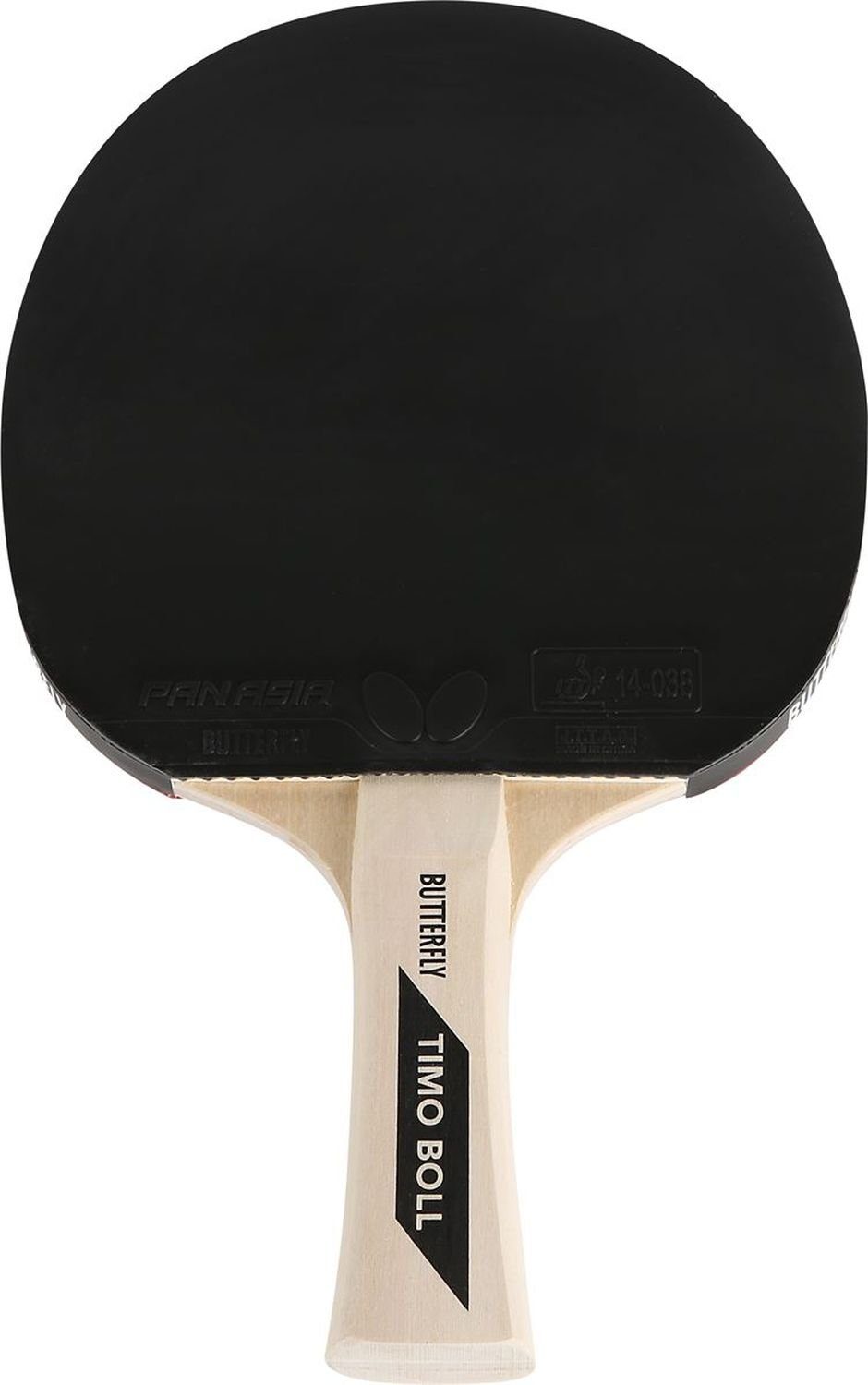 Butterfly Tischtennisschläger Tischtennisschläger Logo Gelb, Tischtennis Schläger Kompaktschläger Table Tennis Bat Racket – Bild 2 von 5