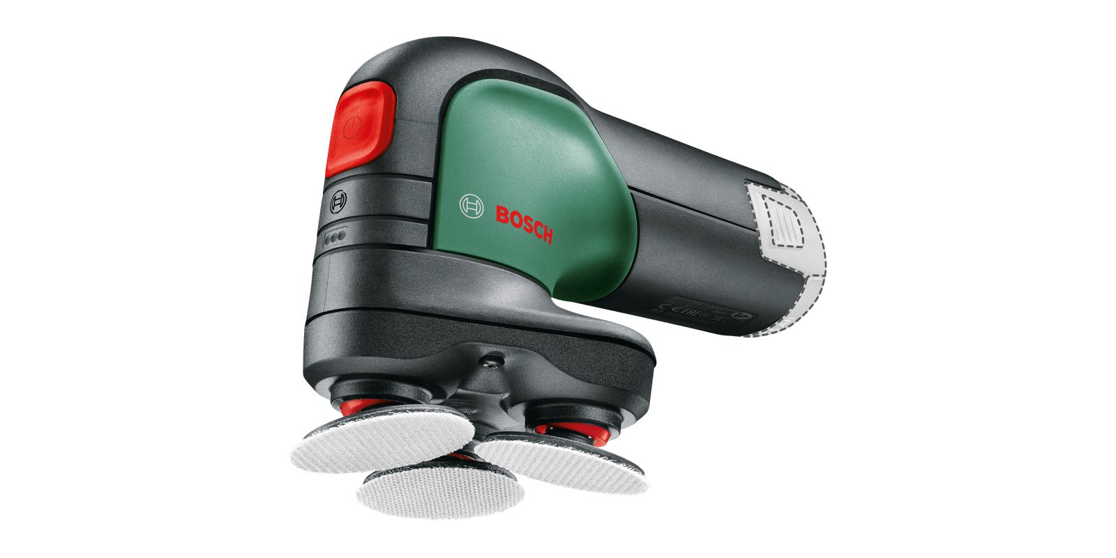 Bosch Home & Garden Akku-Schwingschleifer Tel­ler­schlei­fer und -Polierer Ea­sy­Curv­San­der Easy 12 Solo, OHNE AKKU UND LADEGERÄT