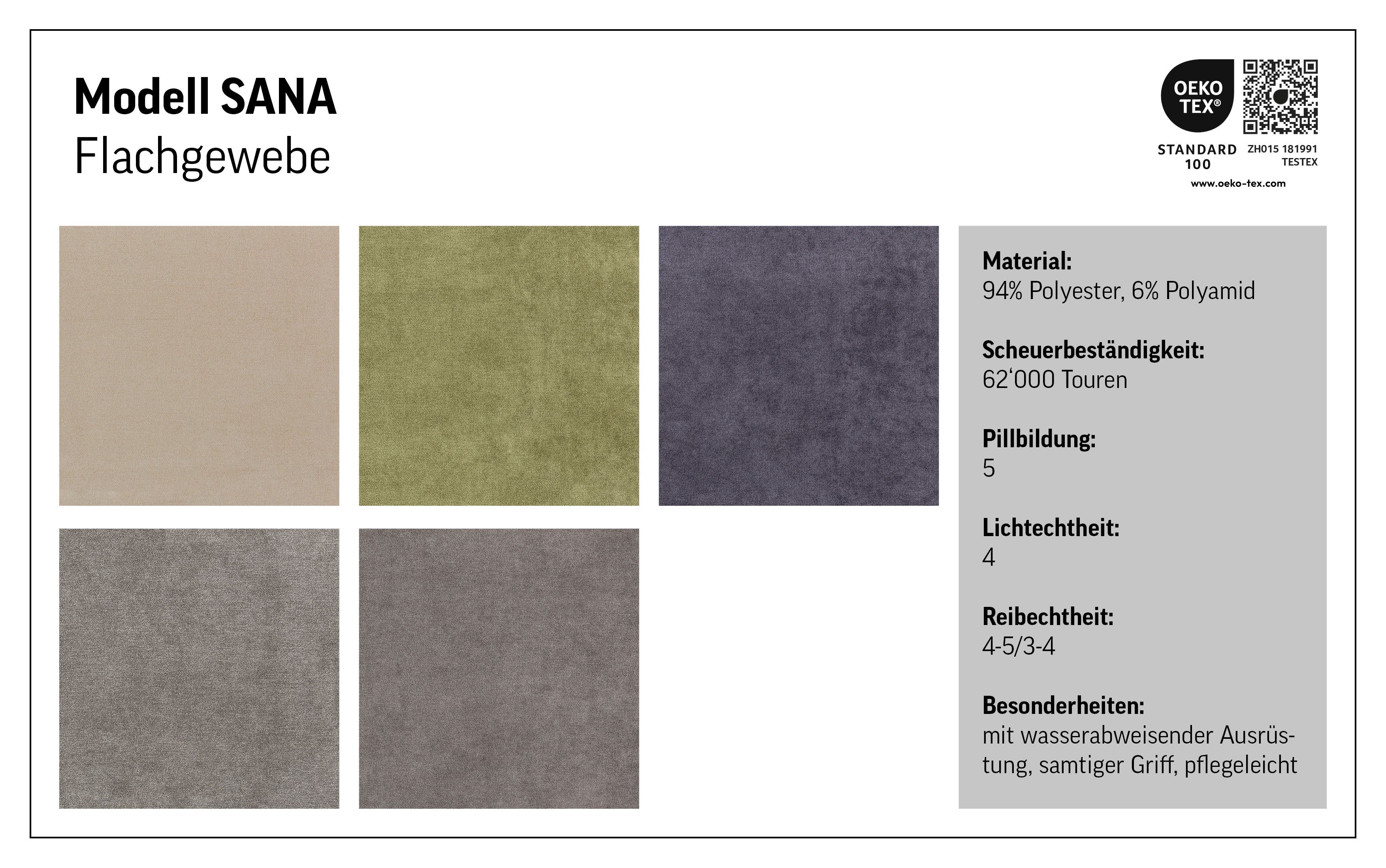 OTTO home Loungesofa Sana, Bigsofa, Megasofa, organische Form, Breite 296 cm, Loungesofa mit Wellenunterfederung – Bild 5 von 5