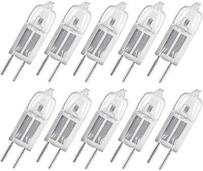 Provance Spezialleuchtmittel 10 Stück Stiftsockellampe Kapsel Lampe G4 12V, G4