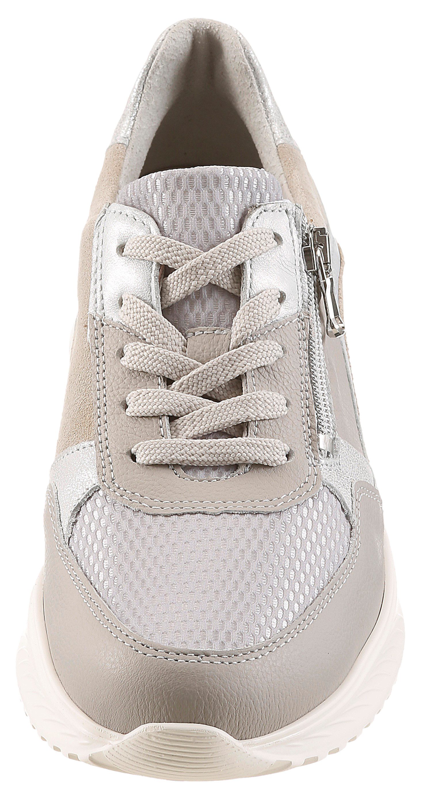 Waldläufer Sneaker Bequemschuh, Schnürschuh, Halbschuh mit Reißverschluss - Weite H