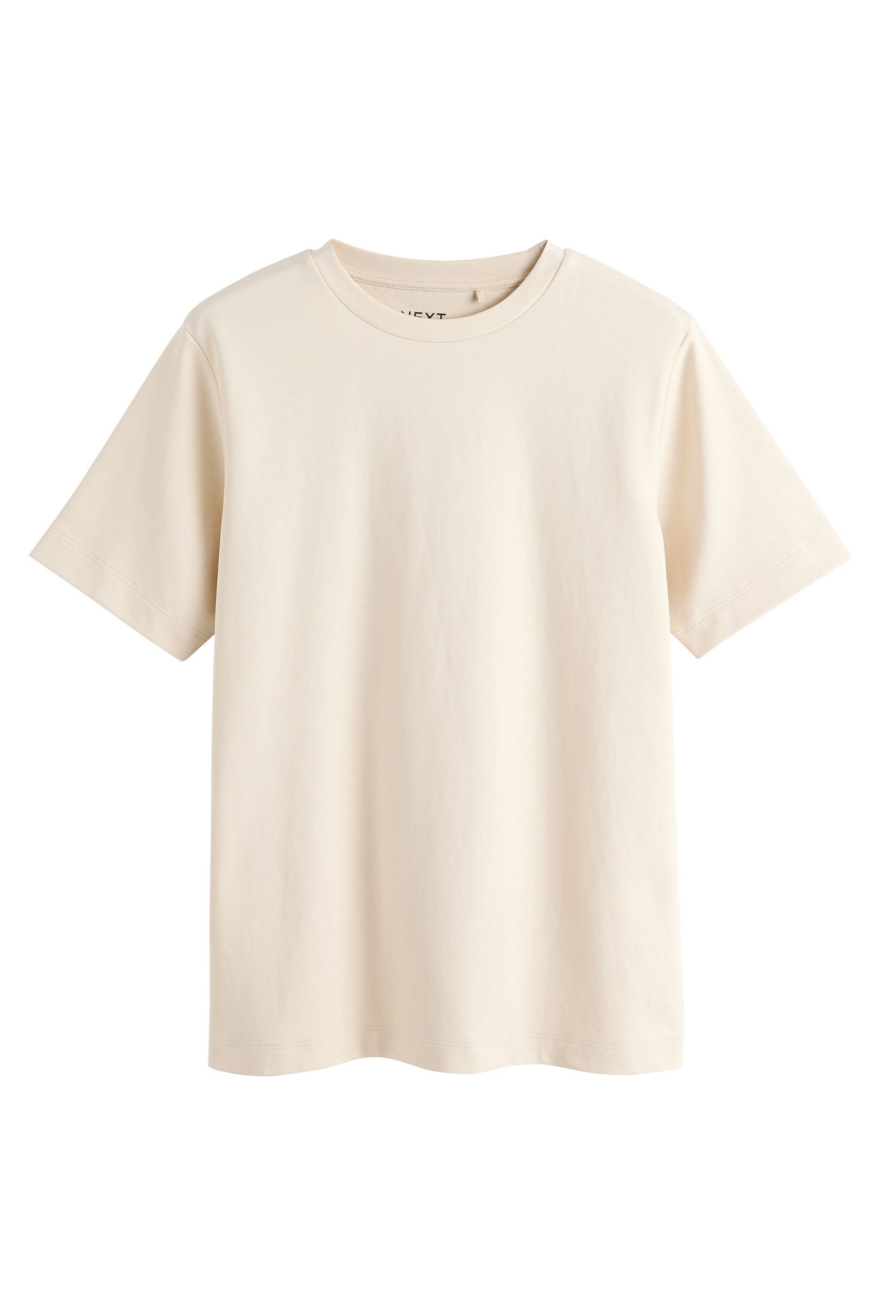 Next T-Shirt Schwere Basic-T-Shirts, 3er-Pack (3-tlg)