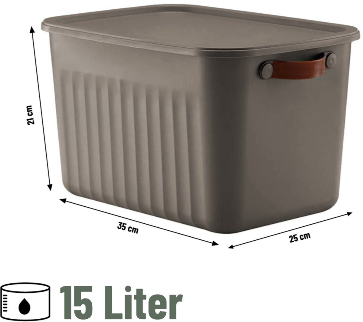 Luxury Bites Aufbewahrungsbox mit Deckel, 20L-15L -10L BPA-freie Kunststoff, nestbar und stapelbar (6 Farben, 9 Farbkombiationen, 3er Set)