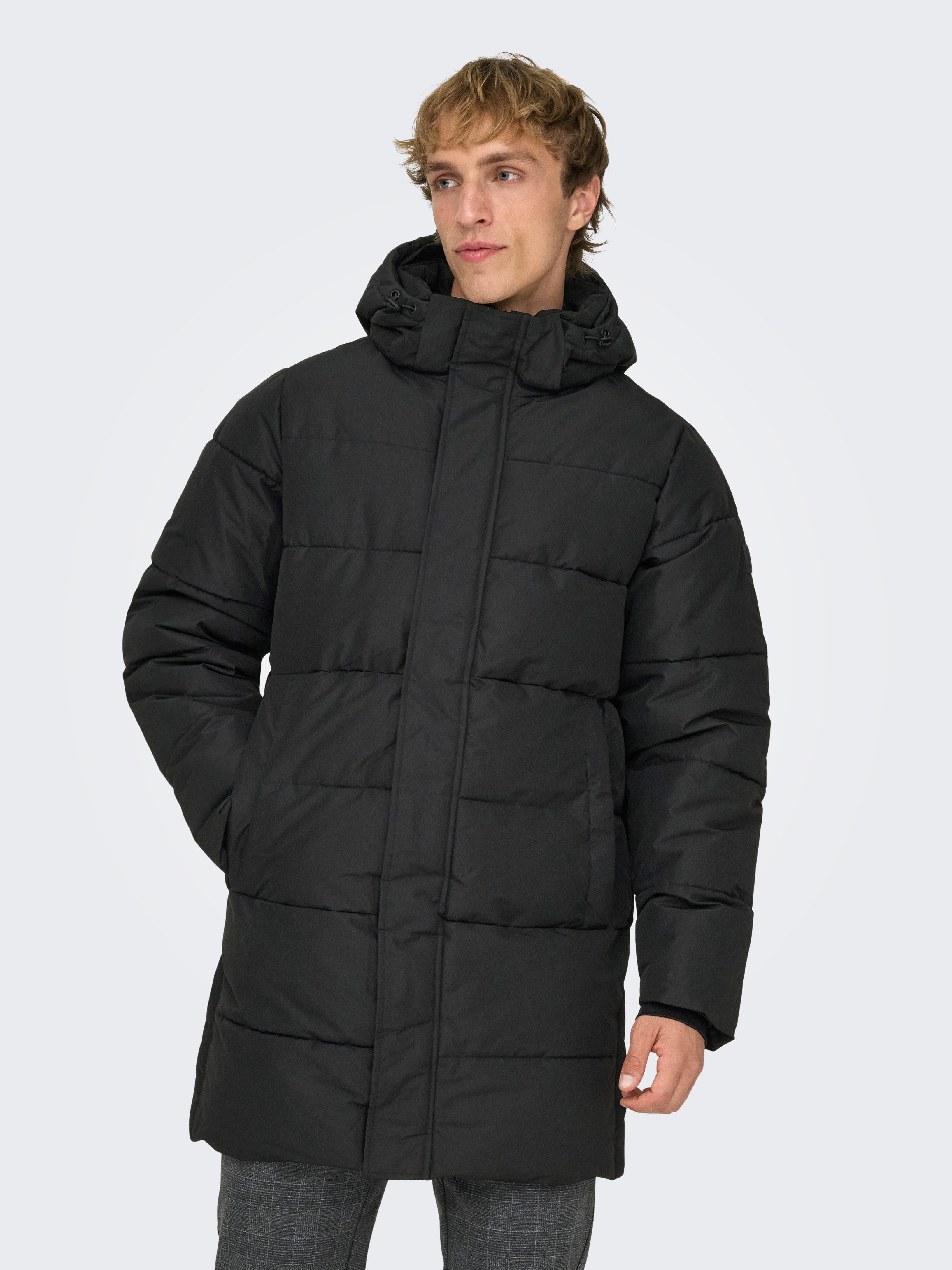 ONLY & SONS Steppjacke ONSCARL LIFE LONG QUILTED COAT NOOS OTW