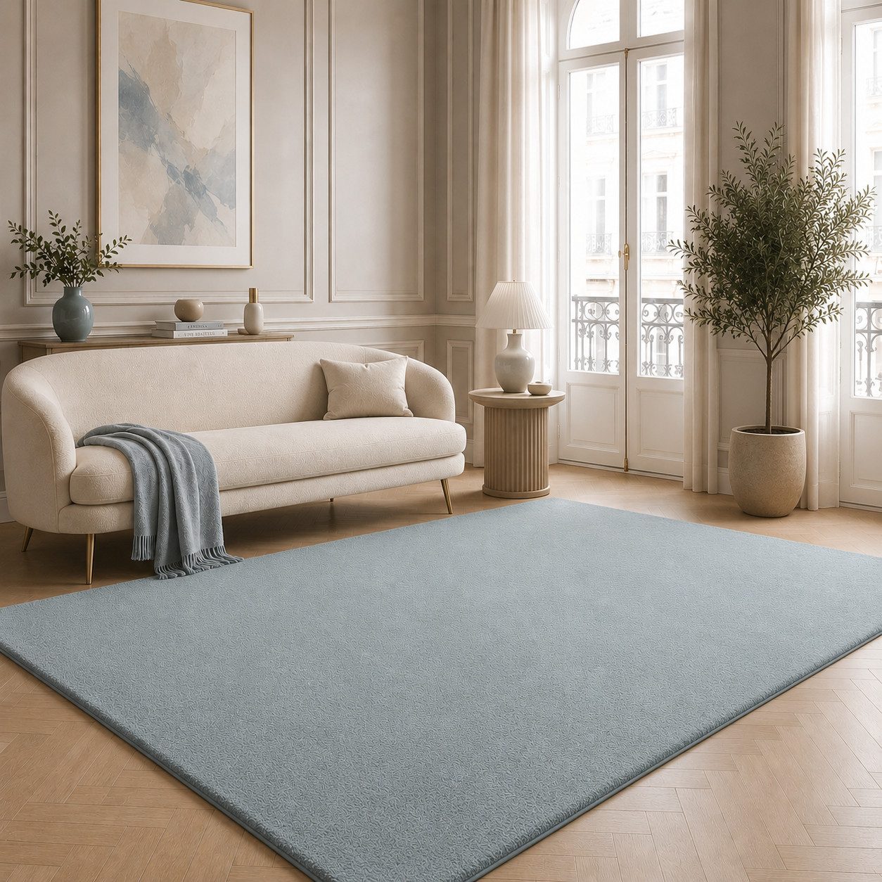 the carpet Teppich kuschelig & Super Soft, Anti-Rutsch Unterseite, rechteckig, Höhe: 16 mm, Waschbar bis 30 Grad, Felloptik, Wohnzimmer Teppich, Kundenliebling