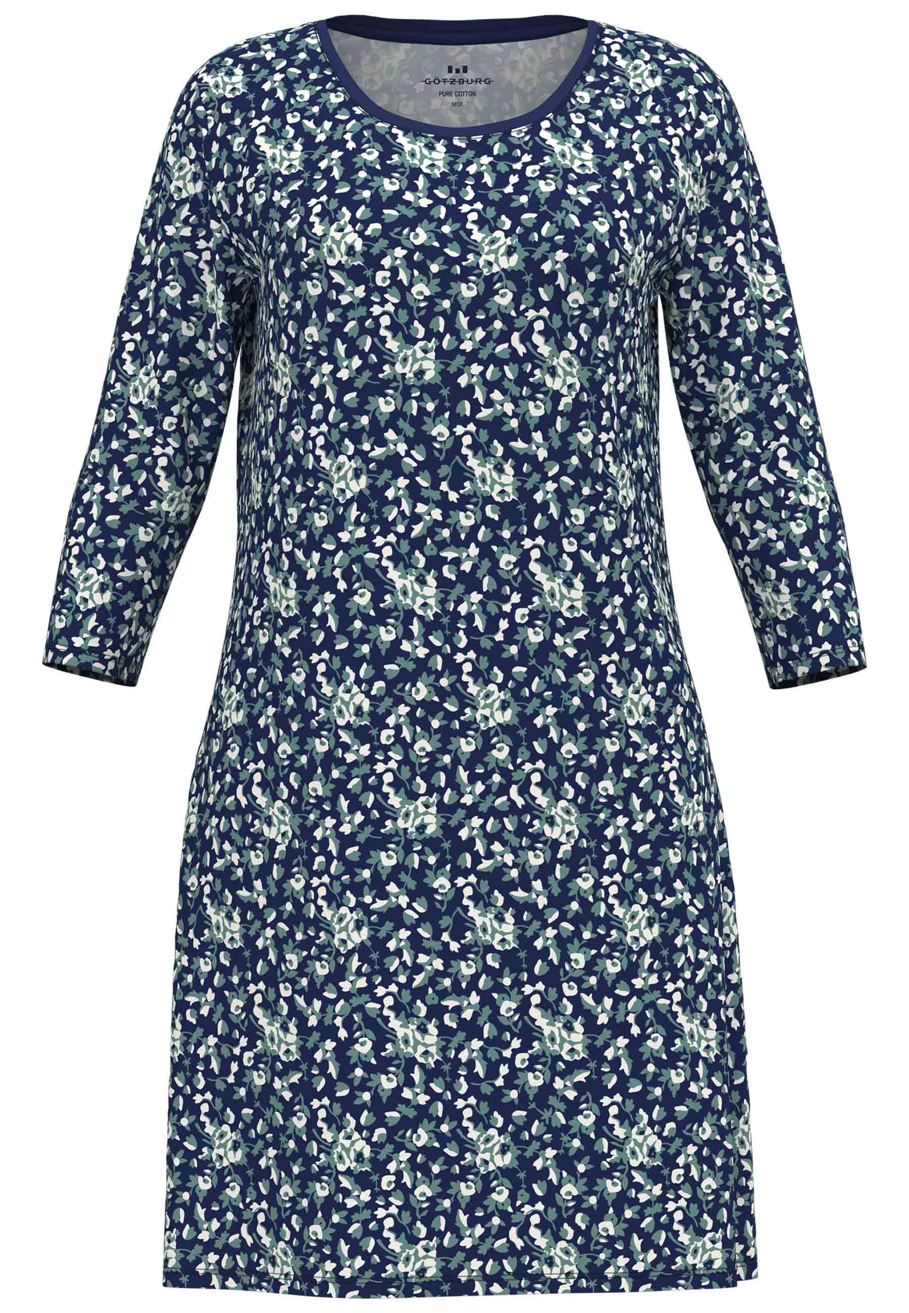 GÖTZBURG Nachthemd Katerini Rundhalsausschnitt, 3/4-Arm, Baumwolle, elastis günstig online kaufen