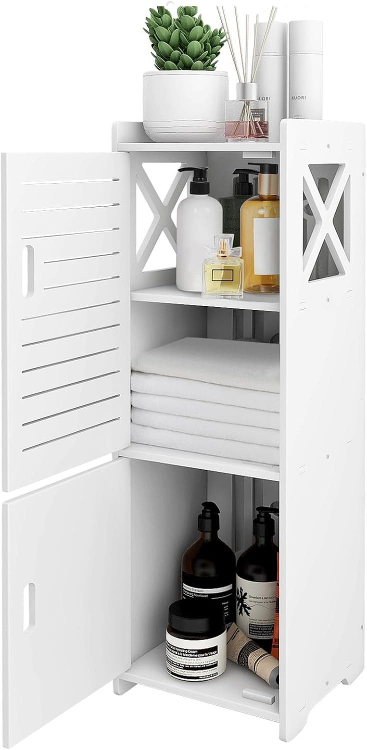 Youyijia Stauraumschrank Youyijia Badezimmerschrank Badschrank Schmal Wasse günstig online kaufen