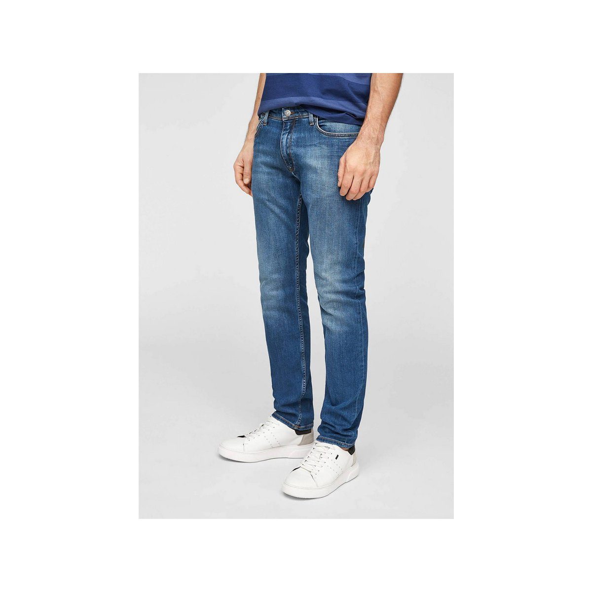 blau s.Oliver (1-tlg) Straight-Jeans regular