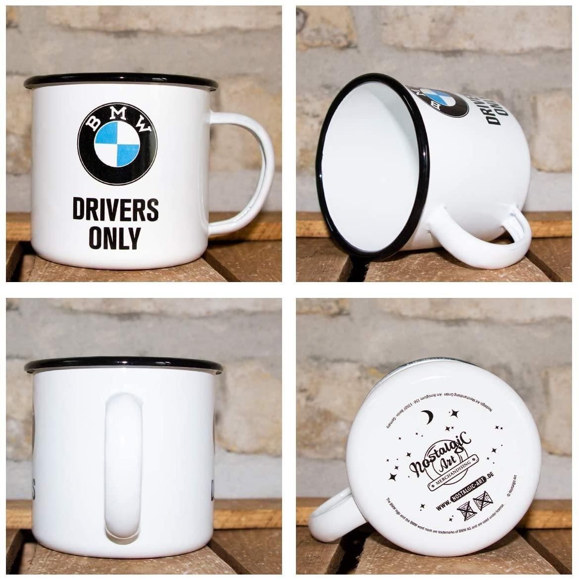 Emaille-Becher BMW - BMW Drivers - Only Tasse Nostalgic-Art