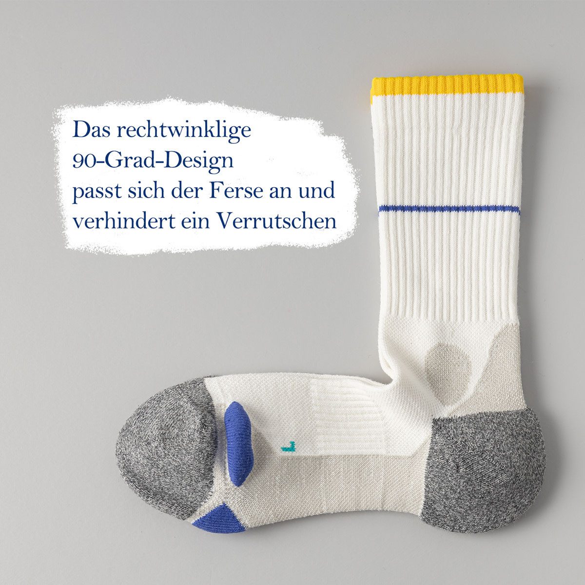 Vivi Idee Sportsocken 6 Paar Unisex Sportsocken aus gekämmter Baumwolle, Einheitsgröße 39-44 (6-Paar) Perfekte Passform, Ideal für Laufen, Wandern und Sport