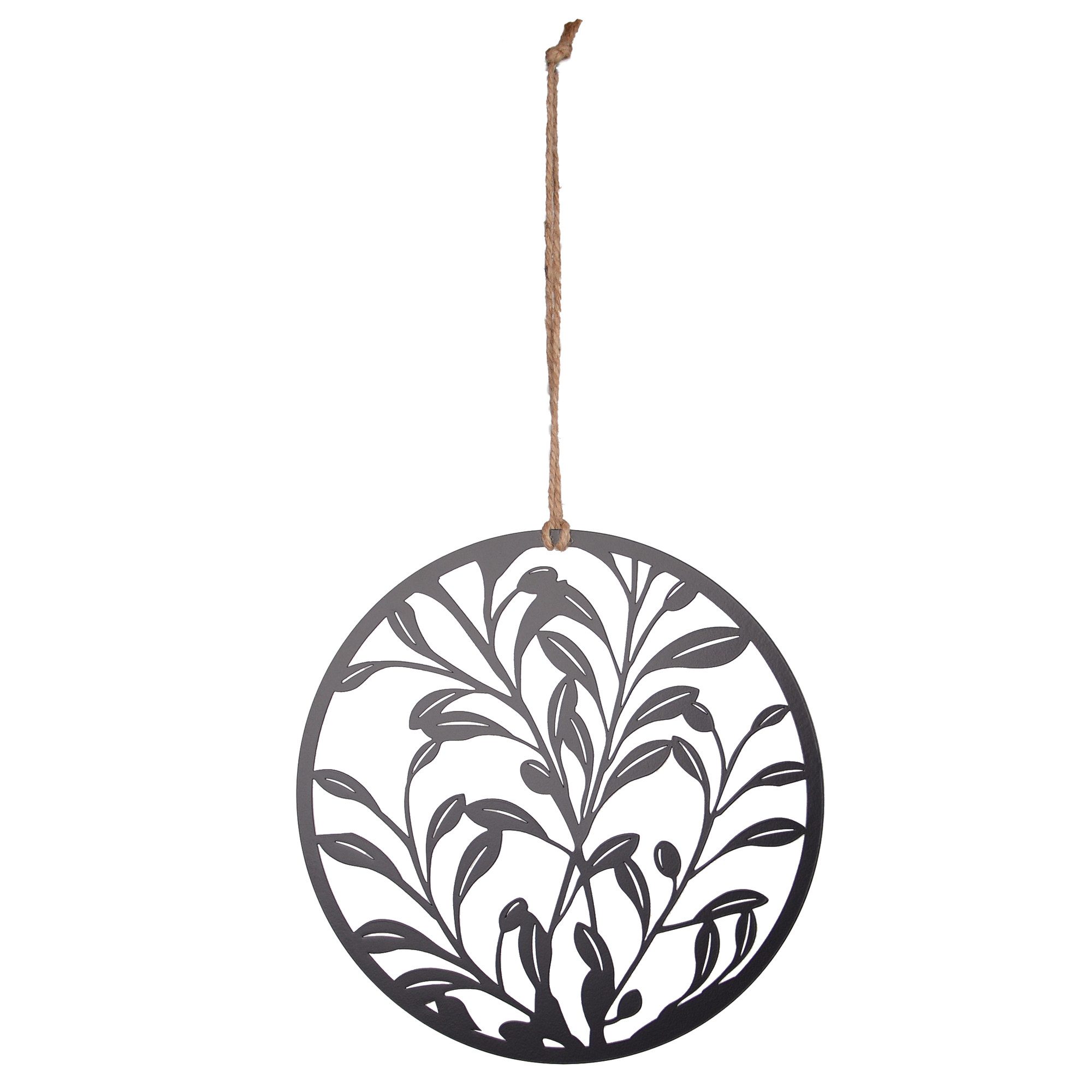 UNUS HOME Wanddekoobjekt Aufhänger Olivenblätter (25cm), Hängedeko Wanddeko günstig online kaufen