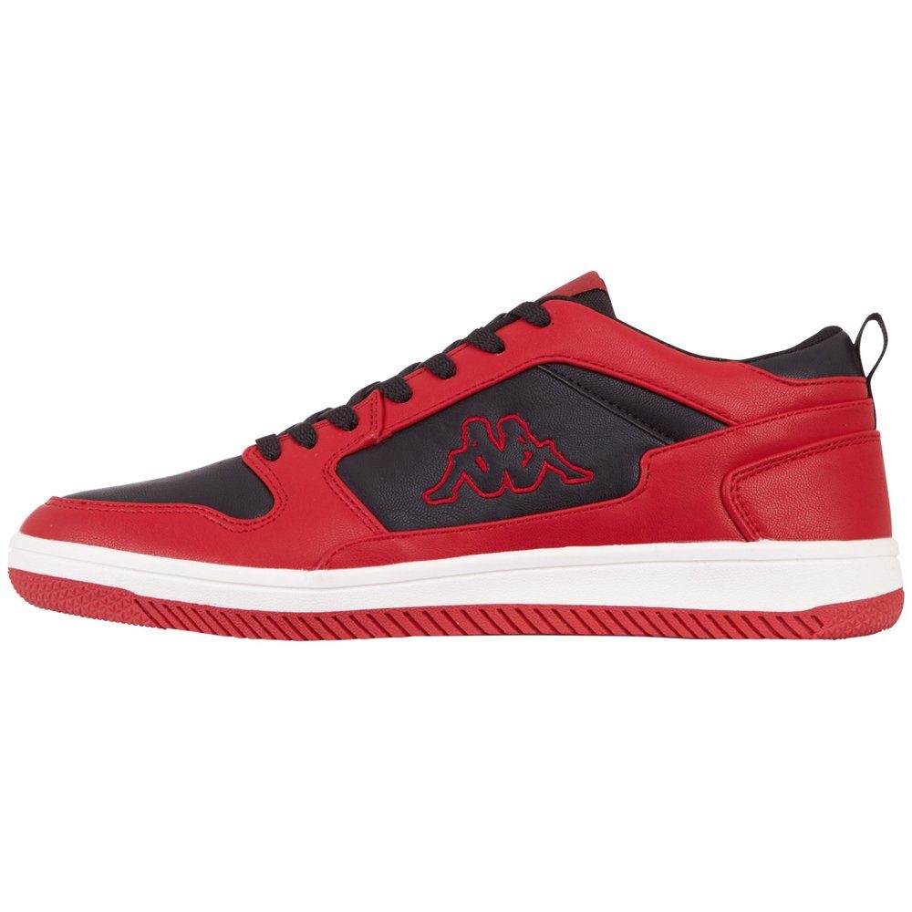 Kappa Sneaker - in angesagtem Retro Basketball Look red-black