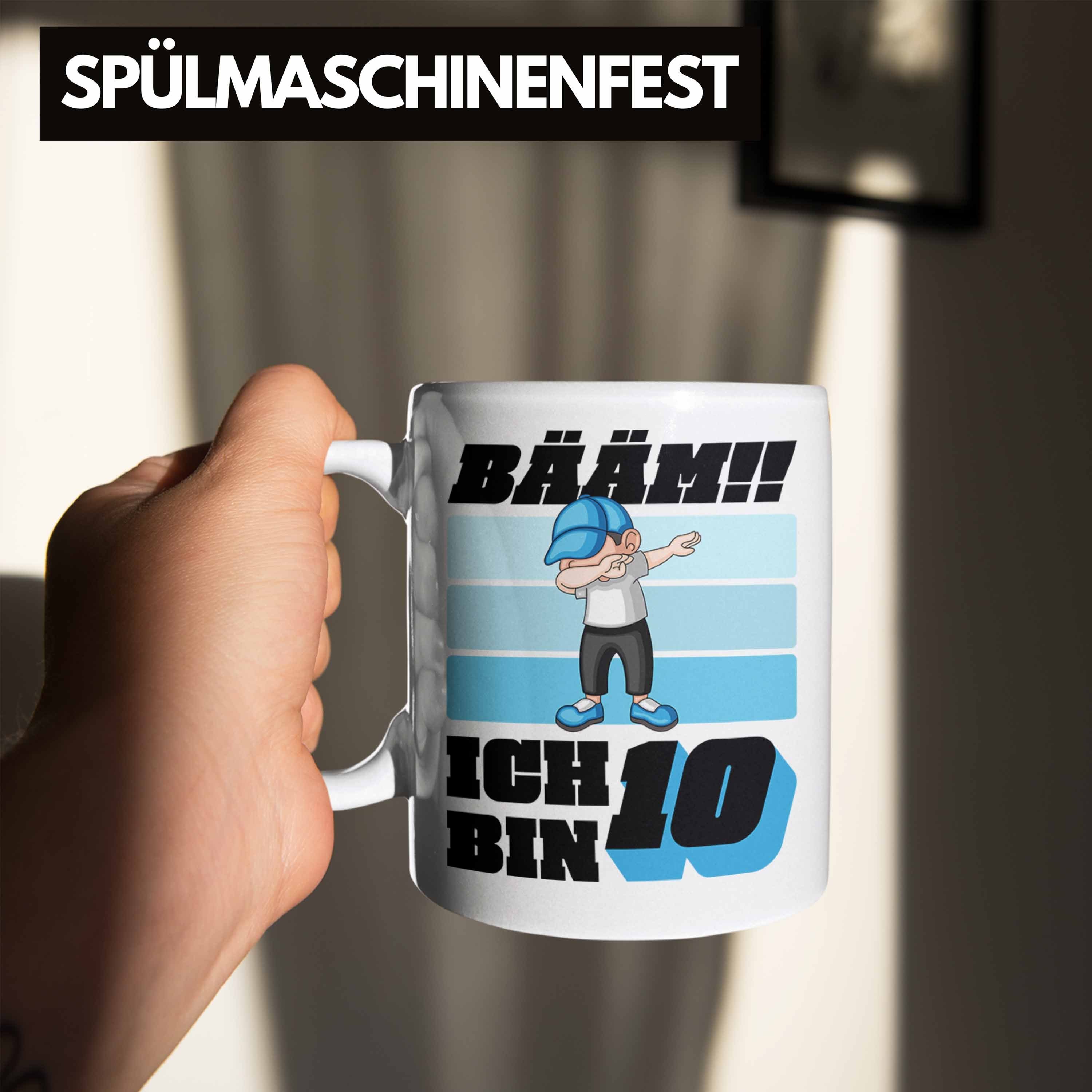 10 Weiss - Jungen Geschenkidee Jahre Tasse Tasse Junge Alt Trendation 10er 10 Trendation Geburtstag Geburtstag Geschenke