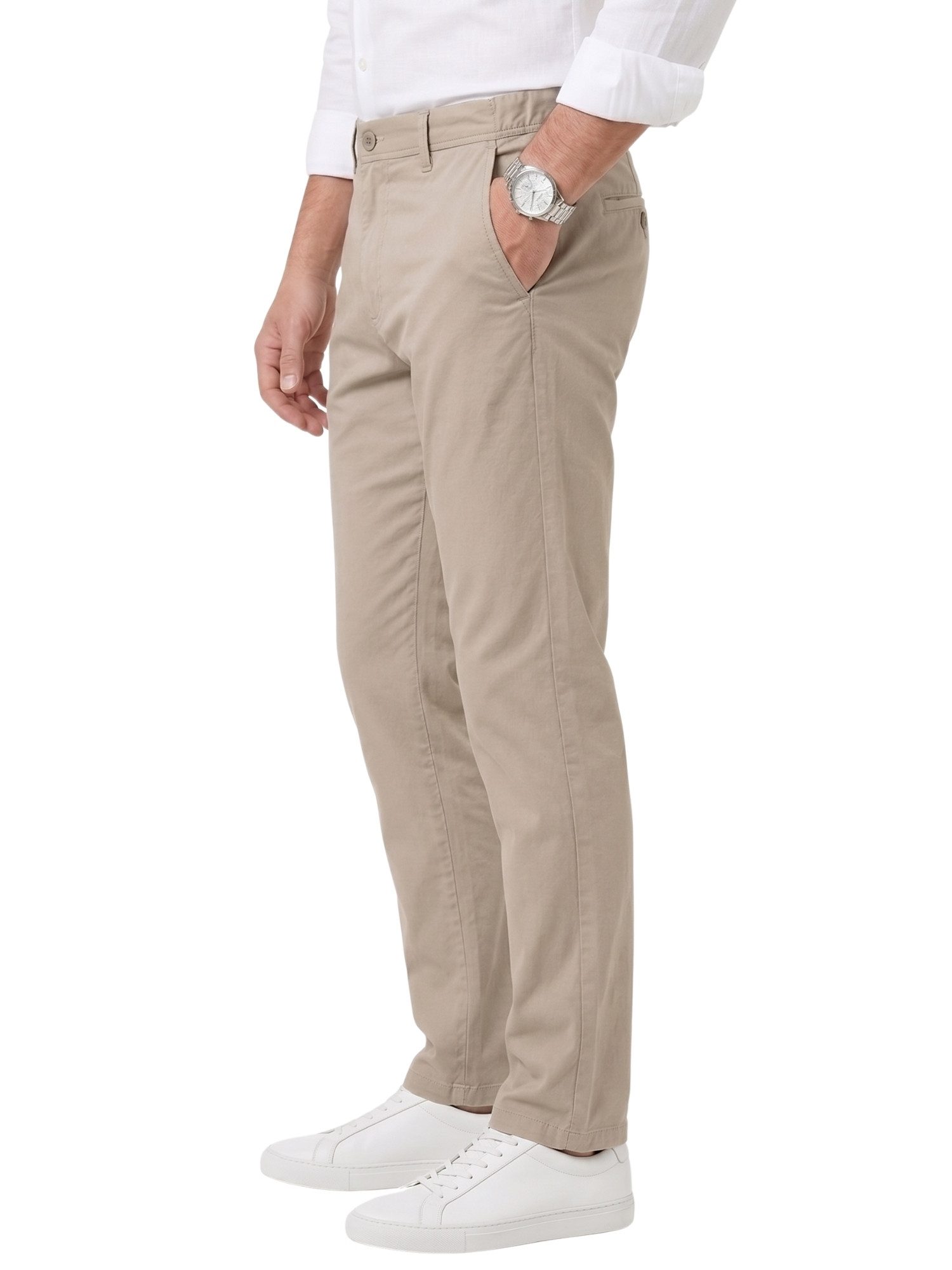 COMEOR Chinohose Urban Flex Modern Fit Baumwollhose (1 Hose) Bequeme Passform mit verstellbarem Kordelzug und praktischen Taschen