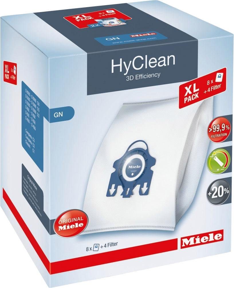 Miele Staubsaugerbeutel HyClean 3D Efficiency GN, passend für Miele, XL-Pack