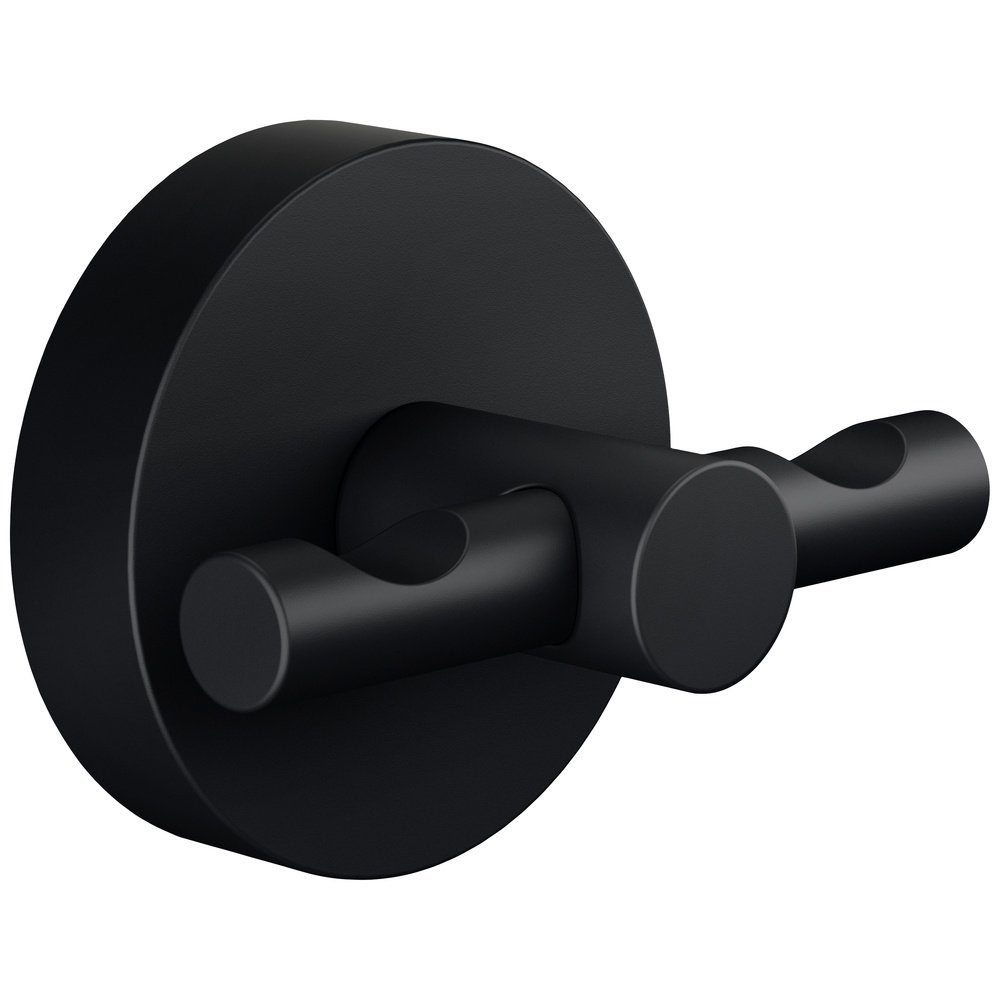 tesa Garderobenhaken tesa Mantelhaken 40564-00000-00 MOON BLACK Anzahl der Haken: 2 (B x H