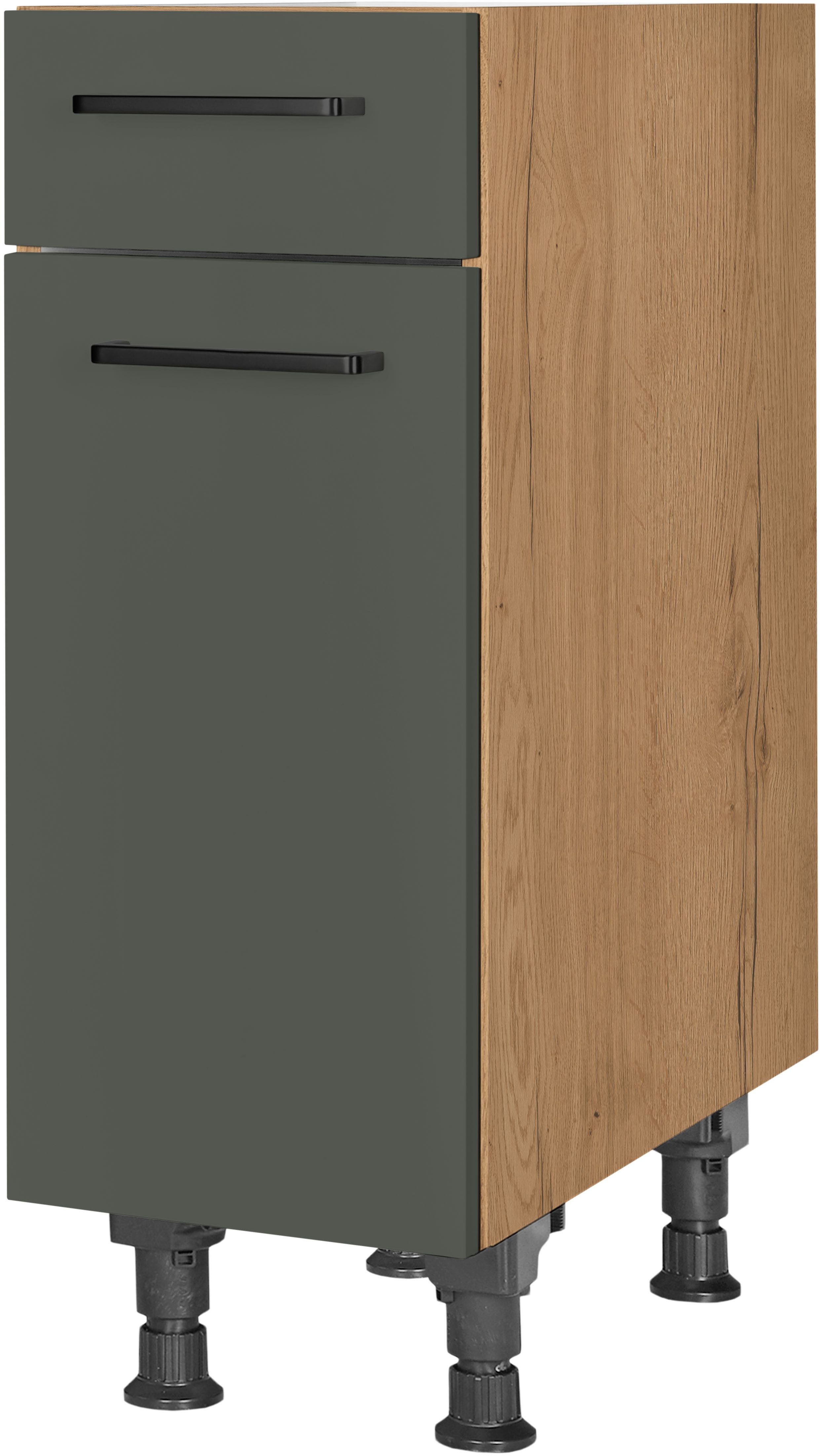 nobilia® Unterschrank "Easytouch", Ausrichtung wählb., vormontiert, in den Breiten 30, 45 & 60 cm Breite, mit höhenverstellbaren Sockelfüßen, vormontiert