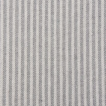 SCHÖNER LEBEN. Stoff Dekostoff Dobby Streifen 3mm creme grau 1,40m Breite