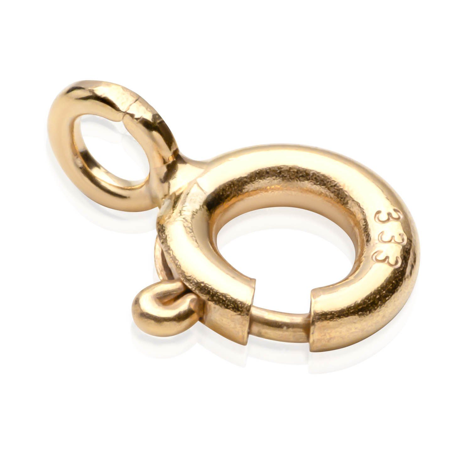 NKlaus Schmuckset 1 x Federring Verschluss Ø 5,4mm 333er Gelbgold Er günstig online kaufen