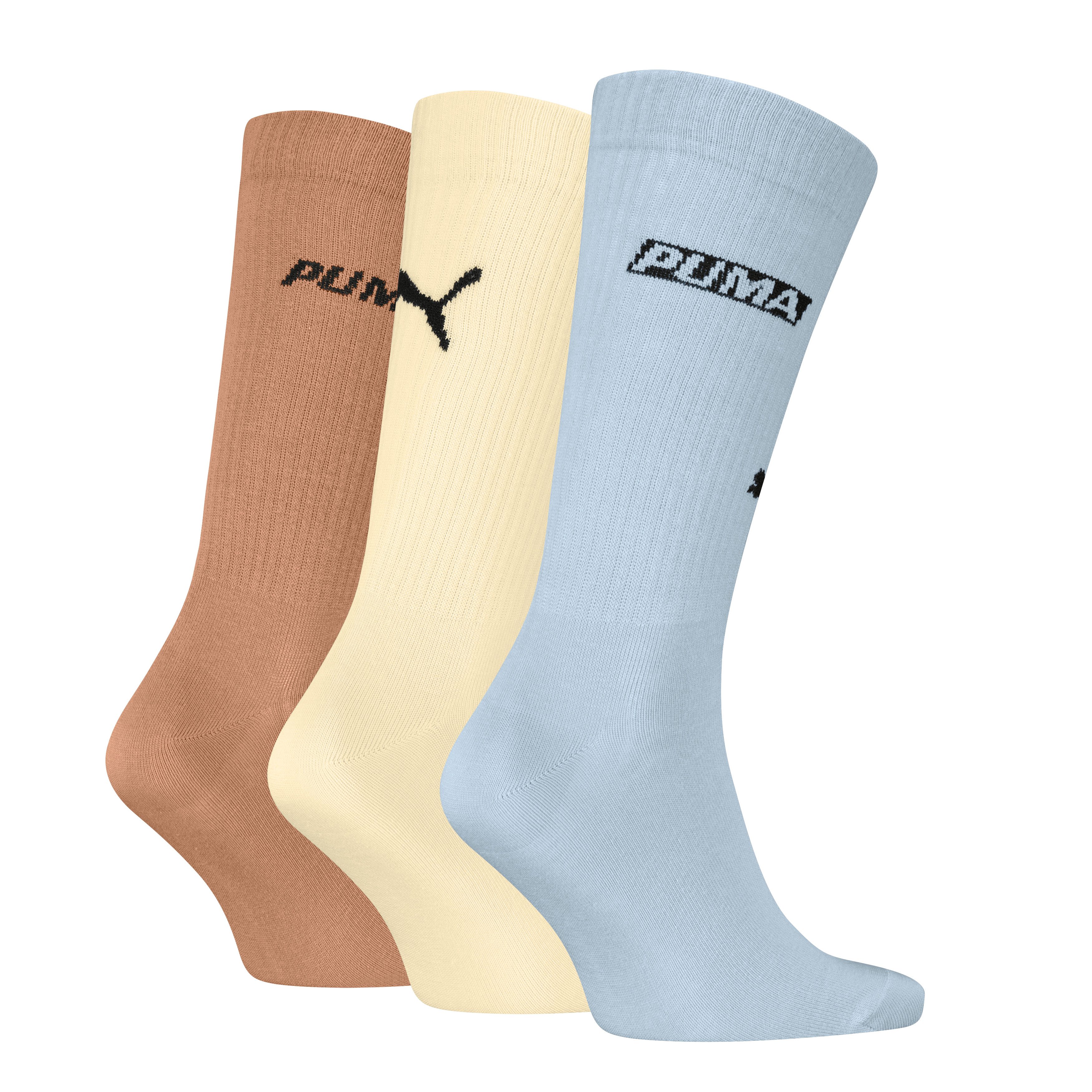 PUMA Socken PUMA UNISEX LOGO STACKING CREW SOCK (3 Paar) – Bild 2 von 2