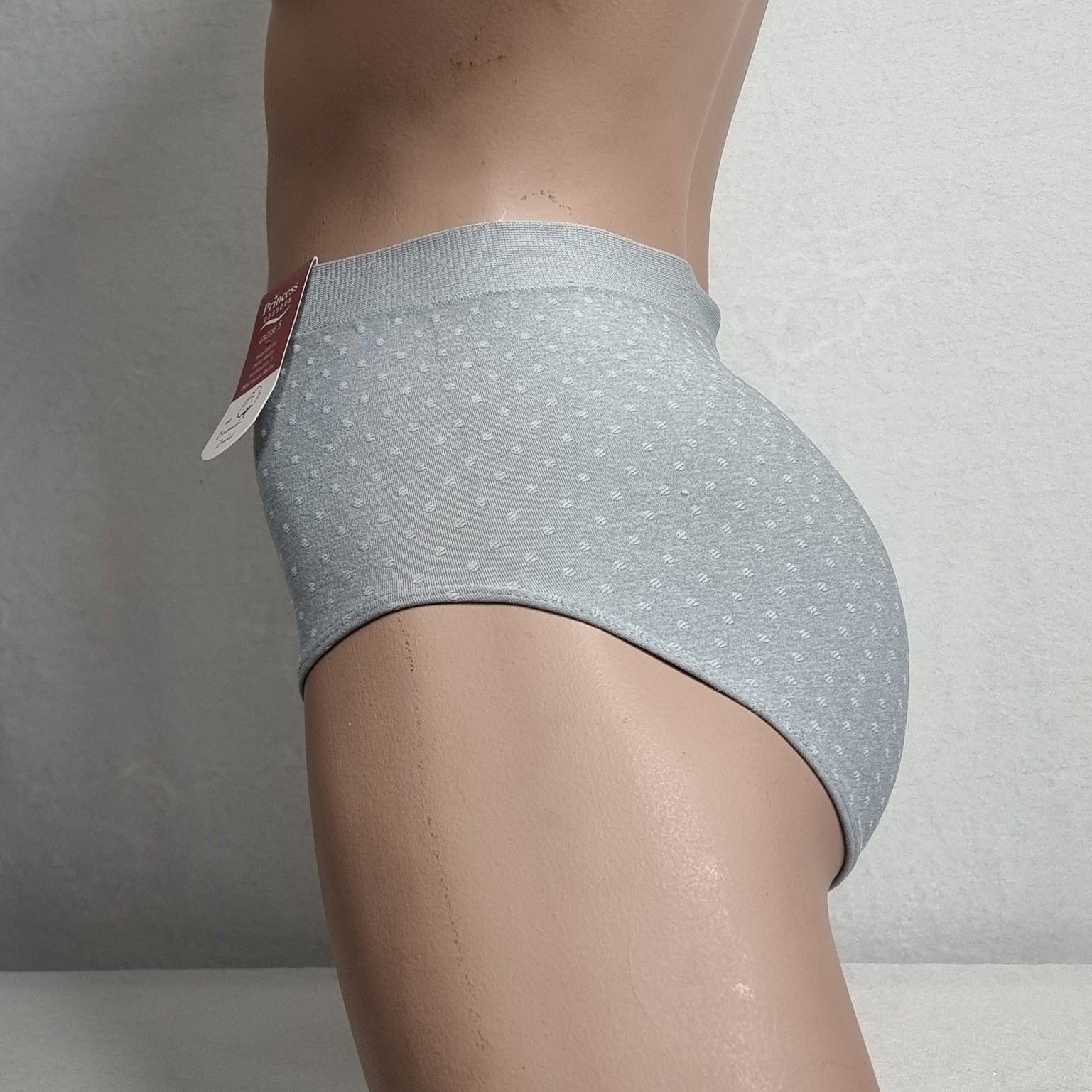 Dekker Taillenslip Damen Hüftslip Seamless 3er Pack ohne Nähte super elastisch (Packung, 3er - Pack) Satinpünktcken – Bild 5 von 5