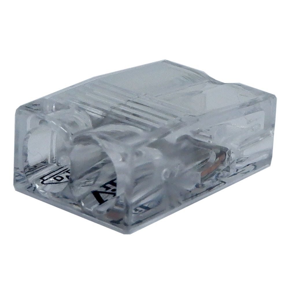 Verbindungsklemme VC02 Mini-Steckklemme 100 Stück, 2-polig, 0,5 - 2,5 mm²