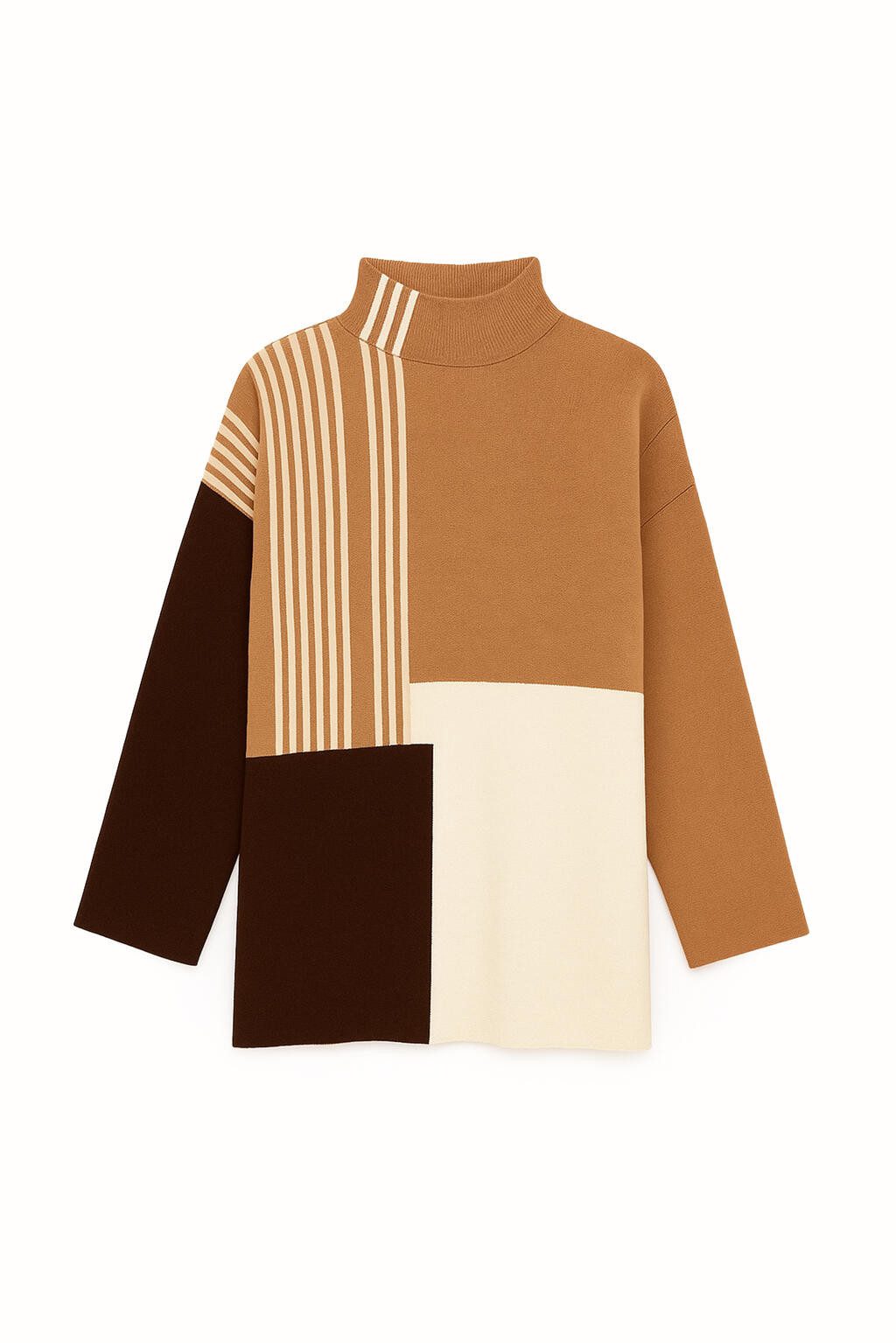 Tunikashirt STRICKTUNIKA MIT HALSBAND