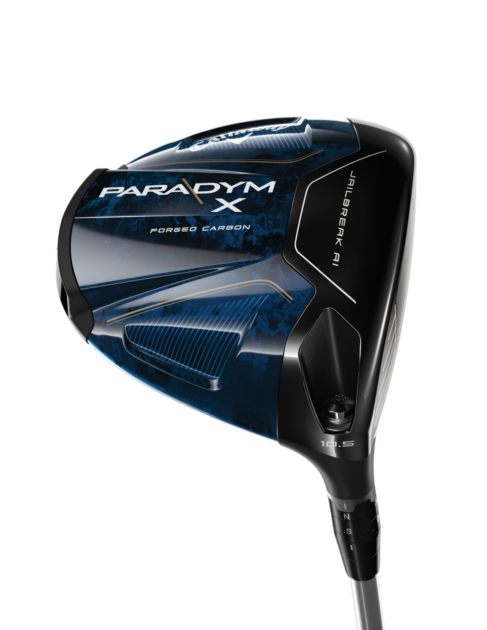 Taylormade Driver Callaway Paradym X Driver Herren Golfschläger Rechts Stiff 9 Mitusubis, 360°-Carbon-Chassis
