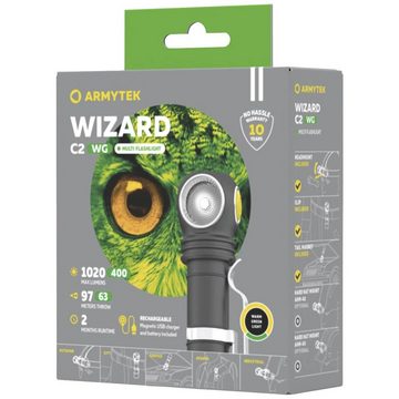 Armytek LED Stirnlampe Wizard C2 WG Magnet USB Warm Multi-Taschenlampe 3