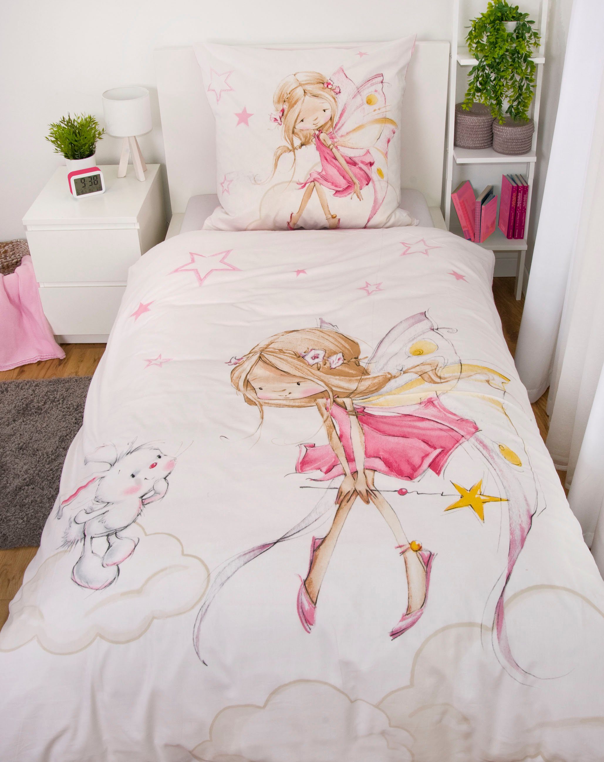 Baby Best Babybettwäsche Little Fairy, Flanell, mit niedlichem Feen-Motiv