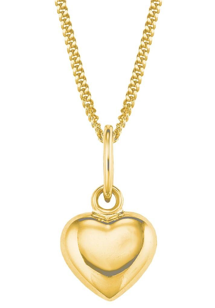 Amor Kette mit Anhänger Little Golden Heart, Made in Germany