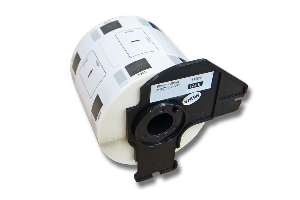 PT Etikettenpapier passend QL-650 vhbw QL560VP, Brother QL-570, QL-580N, QL-580, für