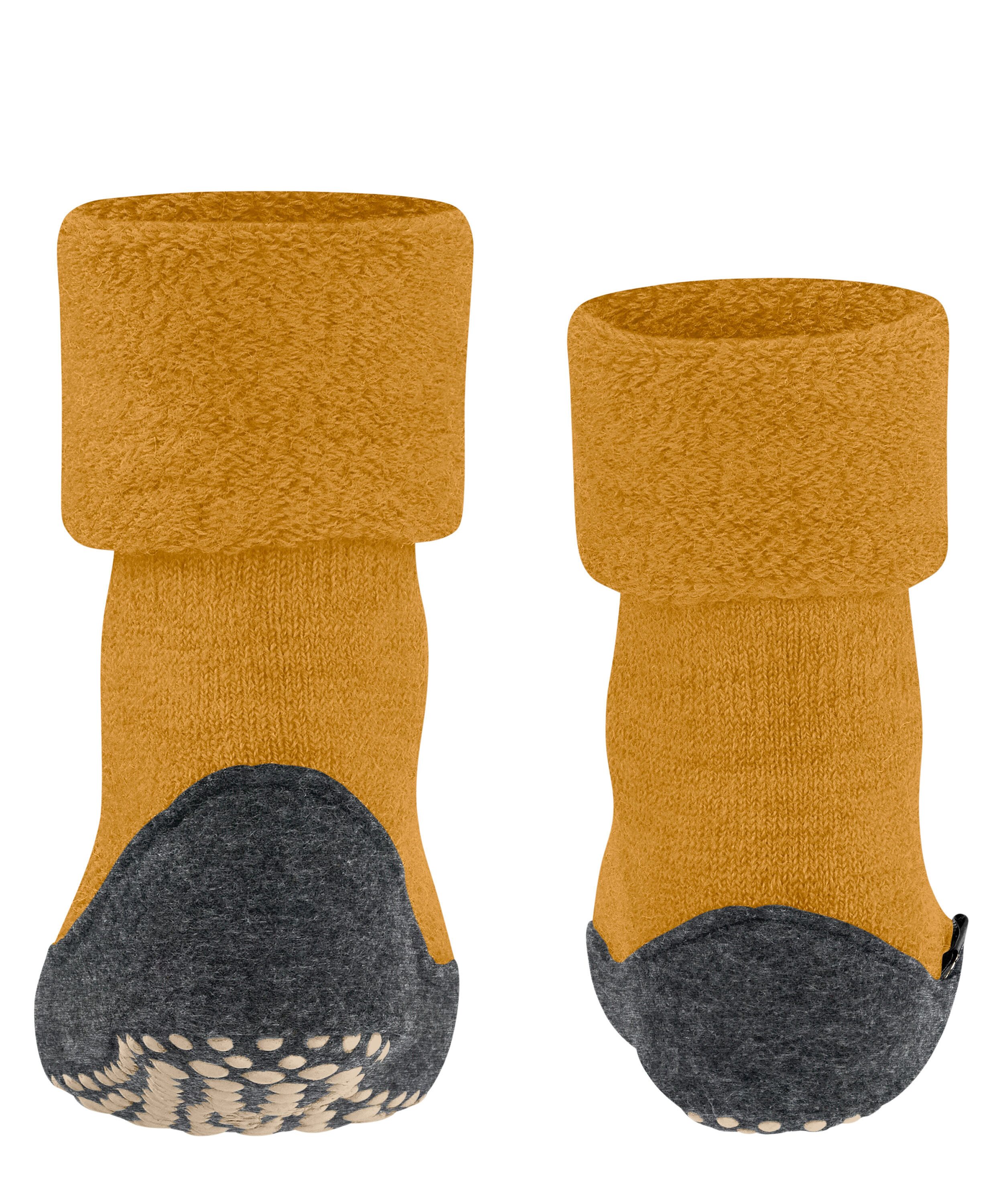 FALKE Socken Cosyshoe Teens Hausschuhe (1-Paar) mit Merinowolle & rutschhemmender Sohle