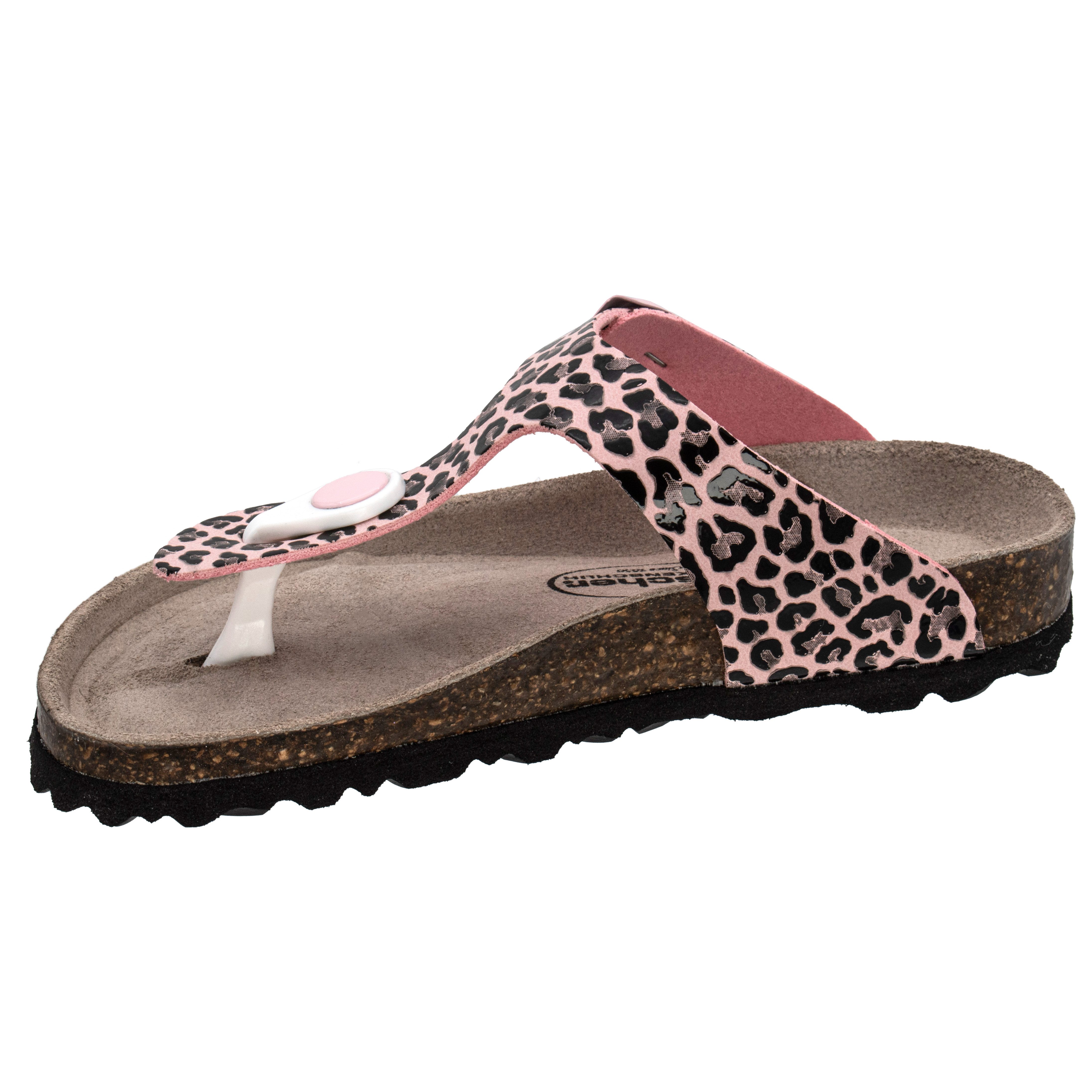 Fischer-Markenschuh Hawaii Zehentrenner aus Vegano (Lederimitat), mit Fleec günstig online kaufen