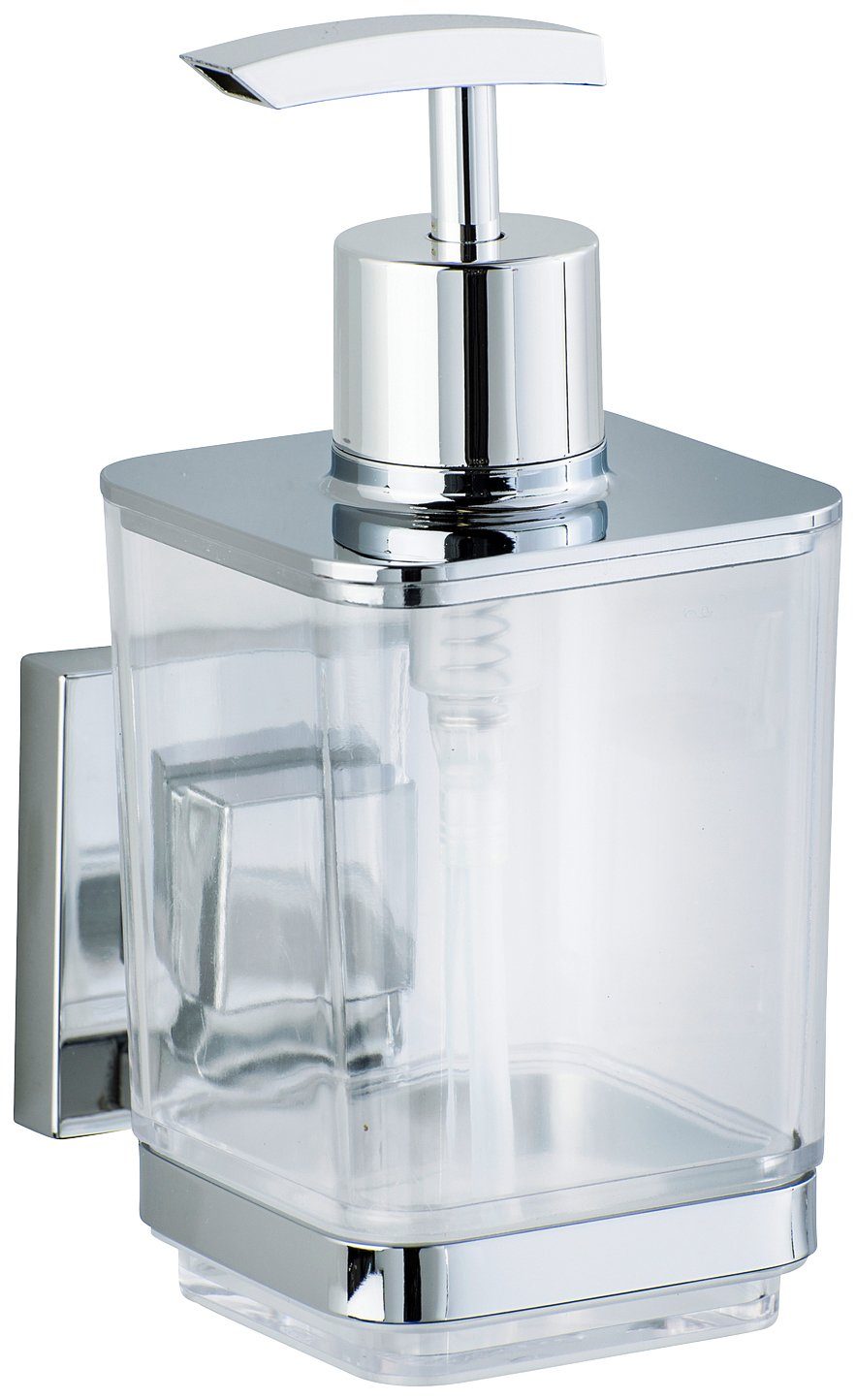 WENKO Seifenspender Vacuum-Loc Quadro, Befestigen ohne bohren günstig online kaufen