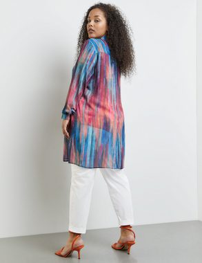 Samoon Langarmbluse Longbluse aus Chiffon