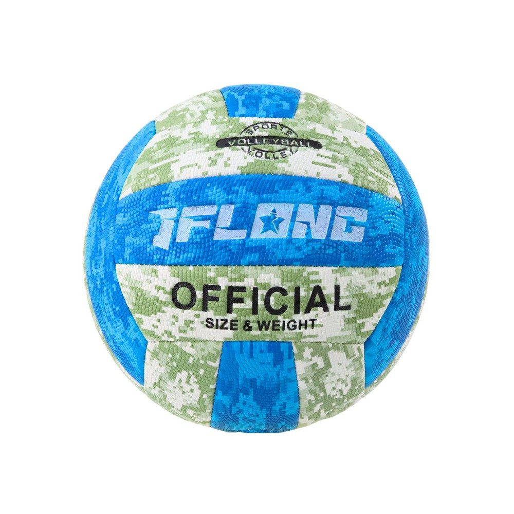 LEAN TOYS Volleyball Strandball Spielball Trainingsball (Spar-Set, 1-St., Ø 21 cm robust), Größe 5, Ø 21 cm, CE nach EN71, ab 3 Jahren