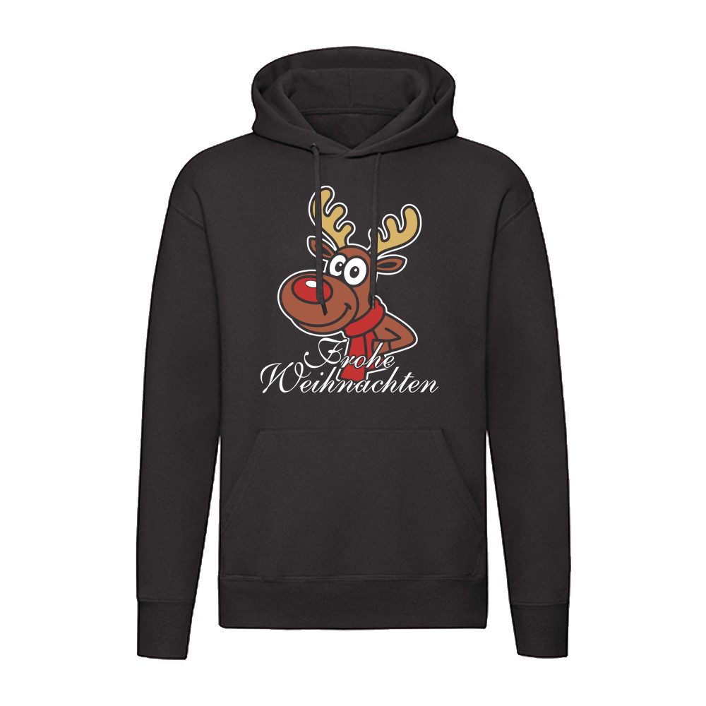 G-graphics Hoodie Frohe Weihnachten – Rentier mit Schal Unisex mit schönem günstig online kaufen