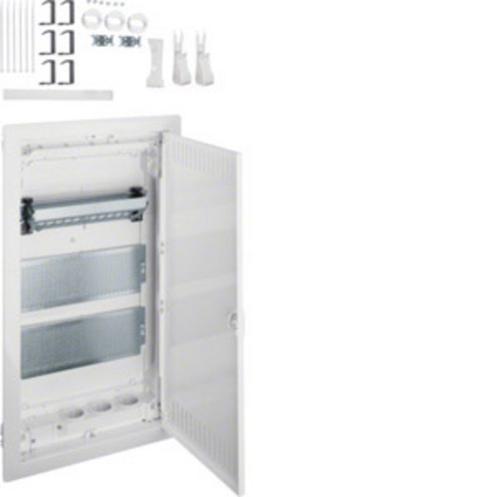 Hager Verteilerbox Hager VU36NW Multimedia Volta Multimedia-Verteiler Unterputz Anzahl Te