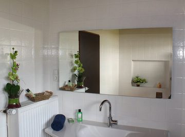MySpiegel.de Badspiegel Led Hinterleuchteter Badspiegel Nova Spiegel mit Beleuchtung in 5mm