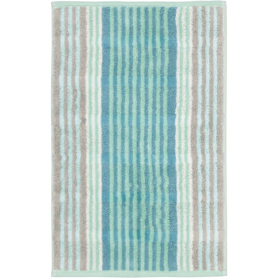 Cawö Handtuch Cawö NOBLESSE Handtuch Gästetuch Duschtuch Waschhandschuh,  Fb. 47 jade, Baumwolle (1-St), rechteckig, Größe des Waschhandschuhs: 16 x  22 cm