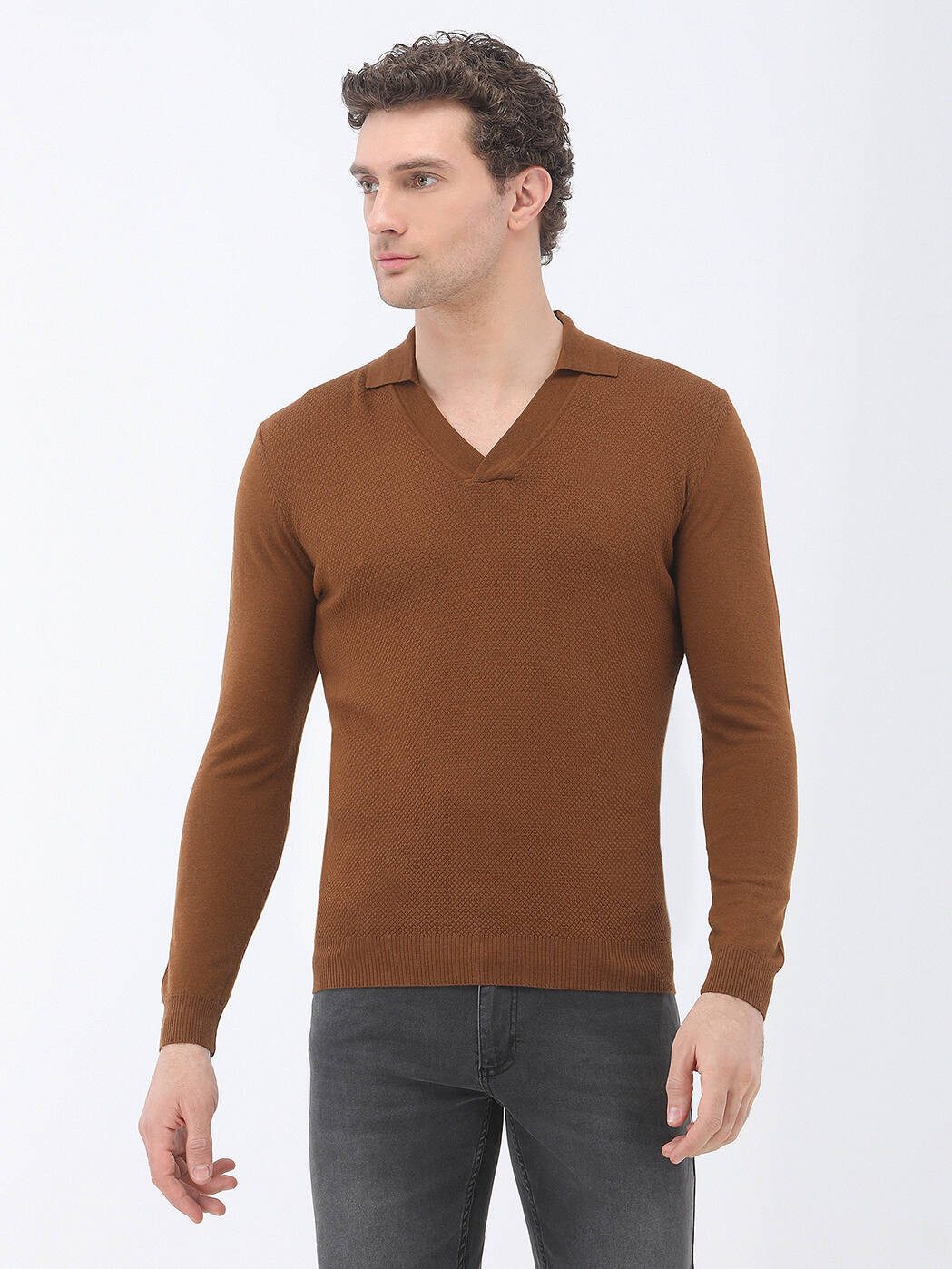 KİP Steppweste Rollkragenpullover aus Wollmischung