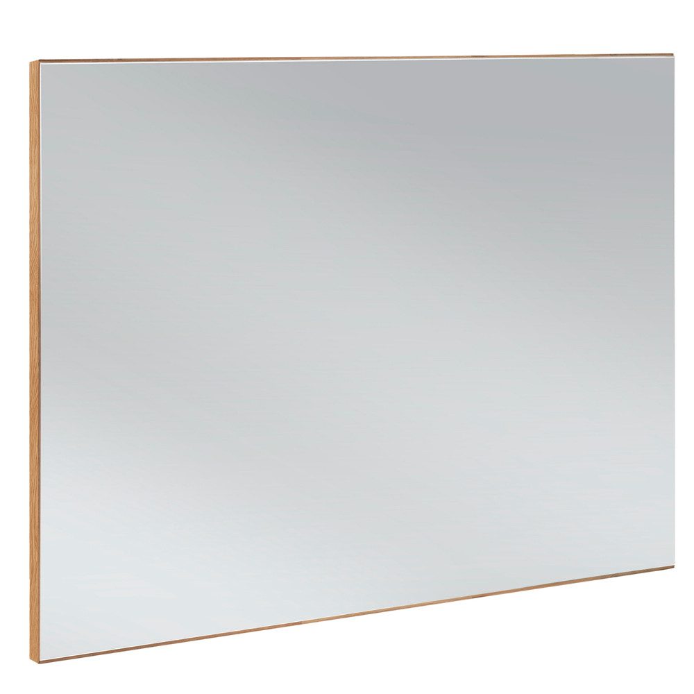 Lomadox Garderobenspiegel SALACH-64, Garderobenspiegel Eiche massiv geölt, schmal, B/H/T: ca. 100/66/4 cm