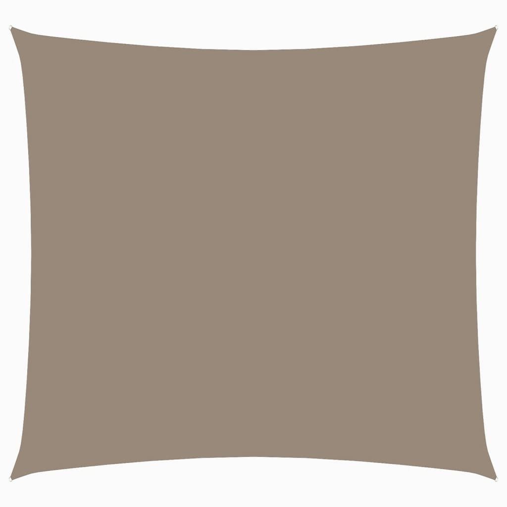 vidaXL Sonnensegel Sonnensegel Oxford-Gewebe Quadratisch 4,5x4,5 m Taupe, (1-tlg)
