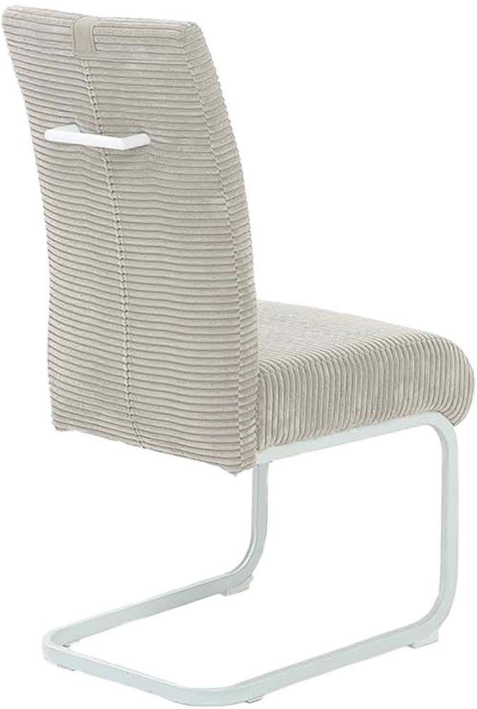 Jockenhöfer Gruppe Freischwinger Kenny (Set, 2 St), mit Taschenfederkern, Bezugsstoff Cord
