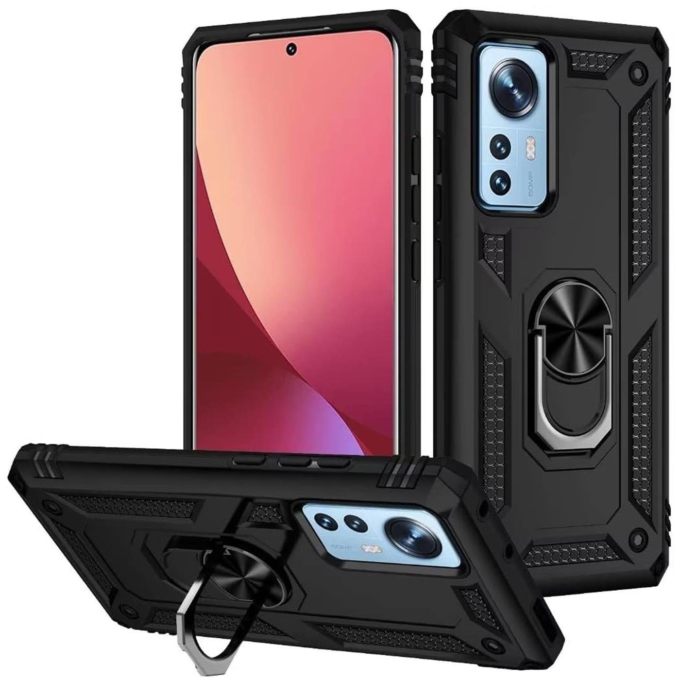 CoolGadget Handyhülle Armor Shield Case für Xiaomi 12 Lite 4G/5G 6,55 ...